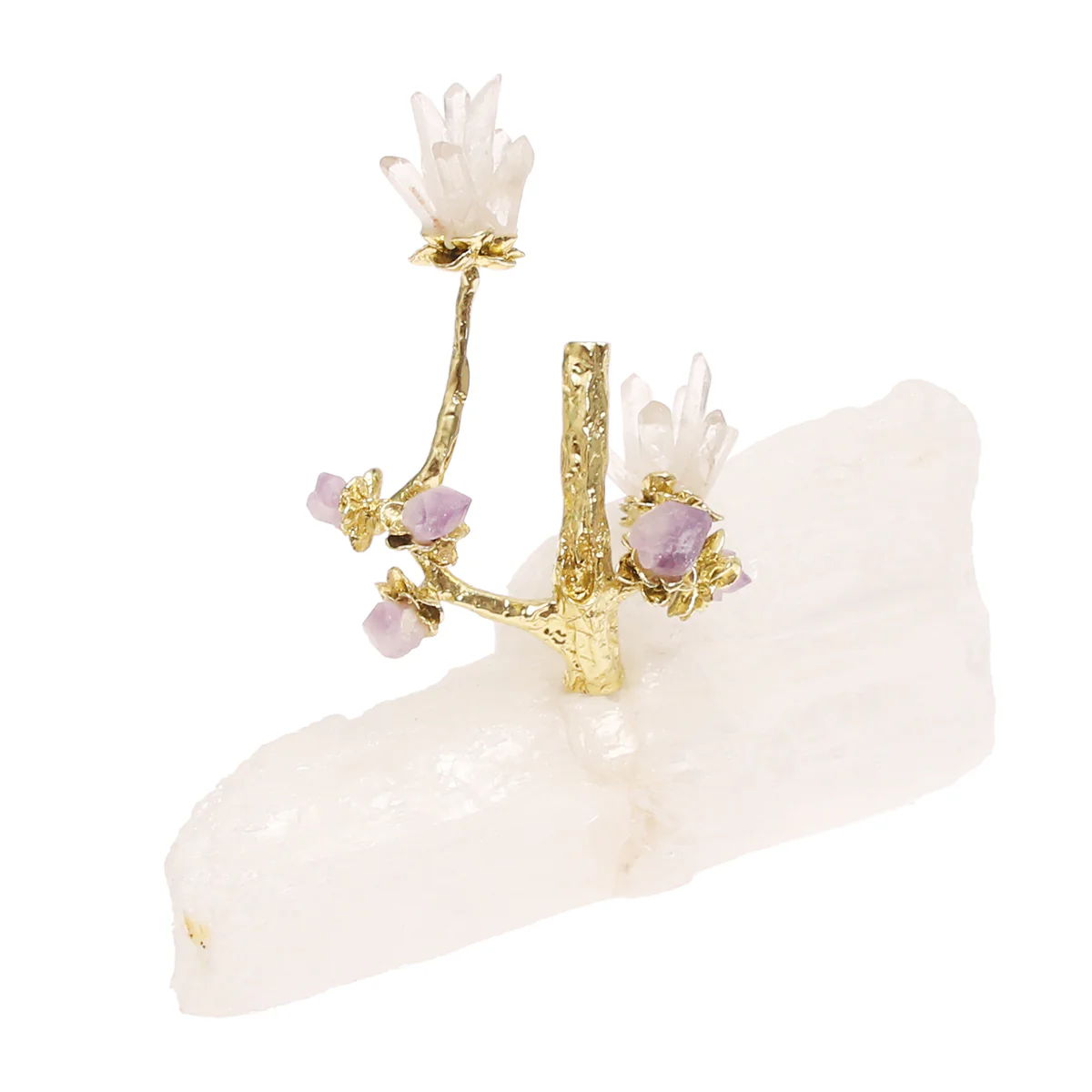 Crystal & Gold “Grapes” Console Piece – Small - Image 2