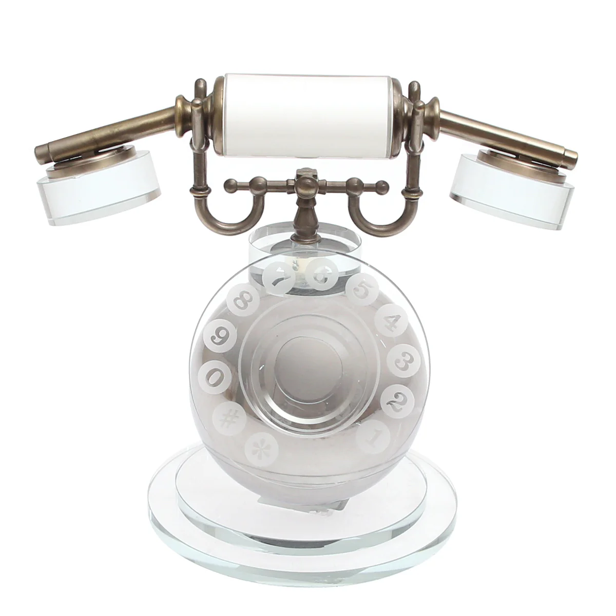 Crystal Retro Gramophone Console Showpiece - Image 2