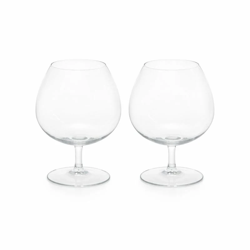 Crystal Wine Glass Set of 2– Large Elegant Crystal Glasses for Wine & Cocktails
