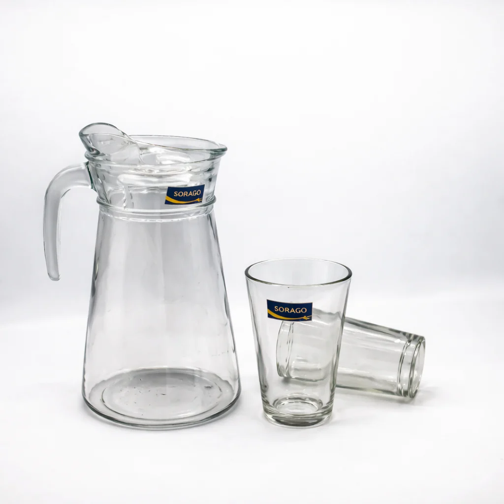 Deli Glassware Water Carafe Set