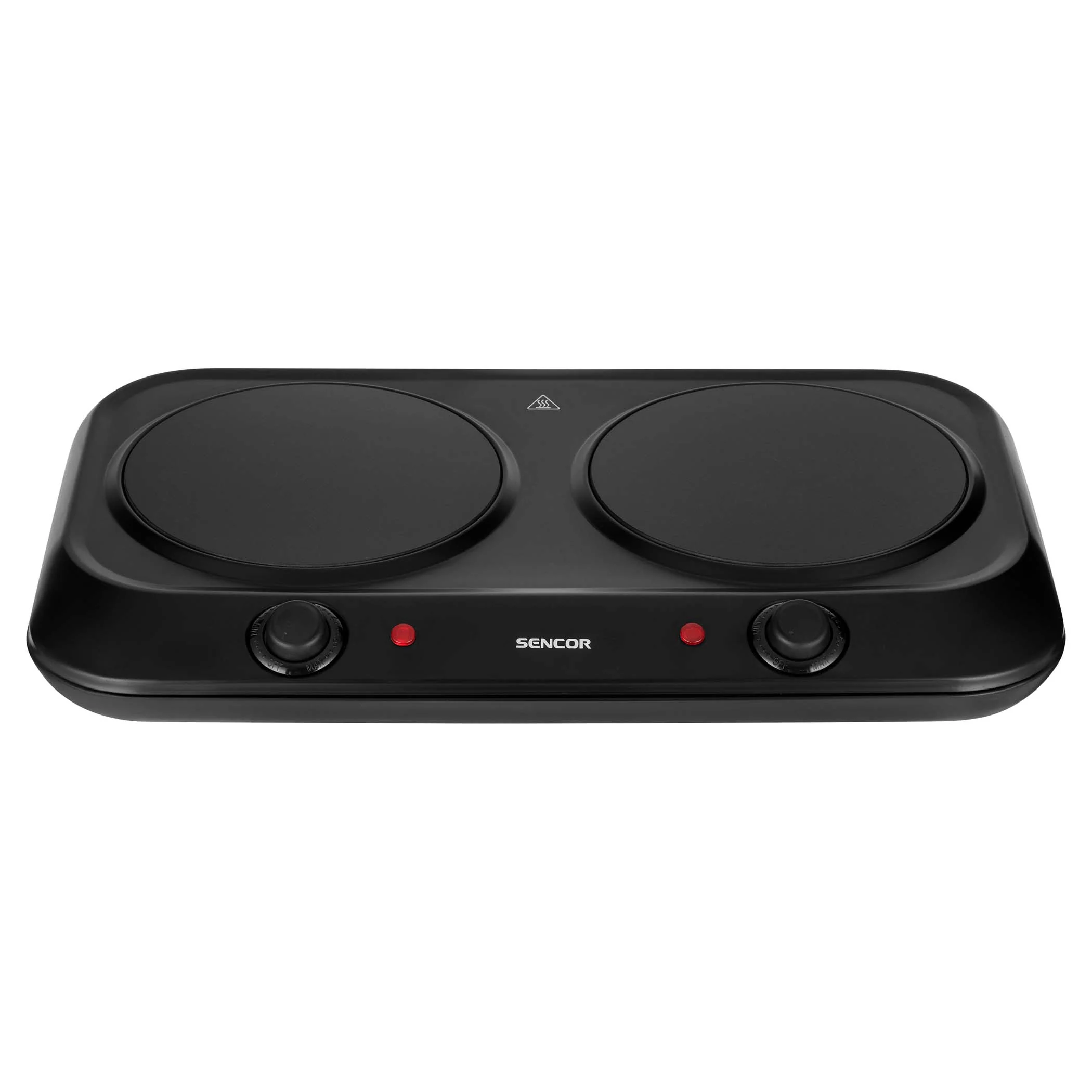 Double Infrared Cooking Plate SCP2263BK 2400W with Dual Glass Ceramic Hotplates – Compact Electric Cooker - Image 3