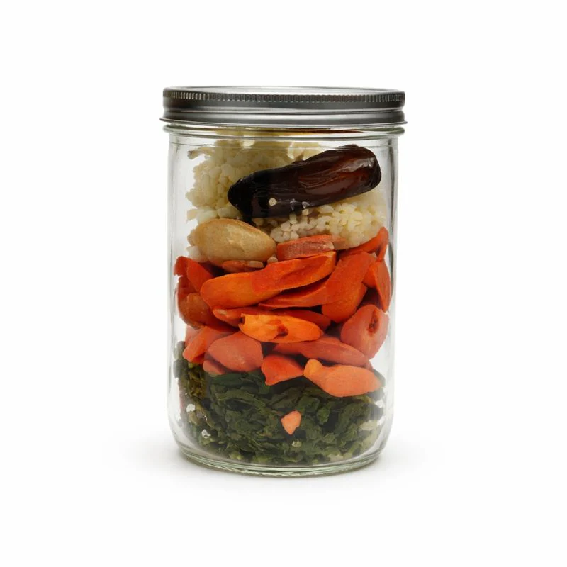 Dried Potpourri Glass Jar – Natural Home Fragrance Decor