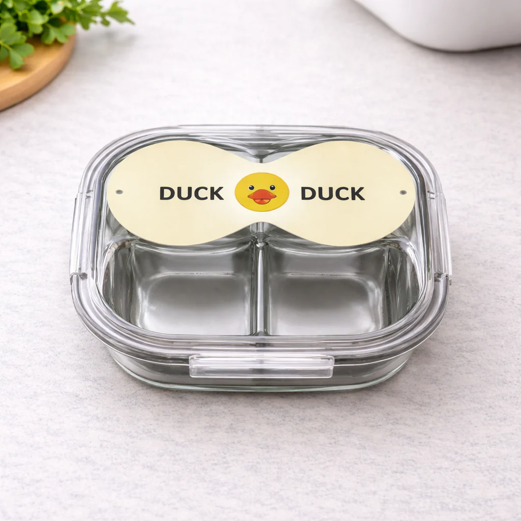 Duck Duck Lunch Box – Kids Divided Food Container