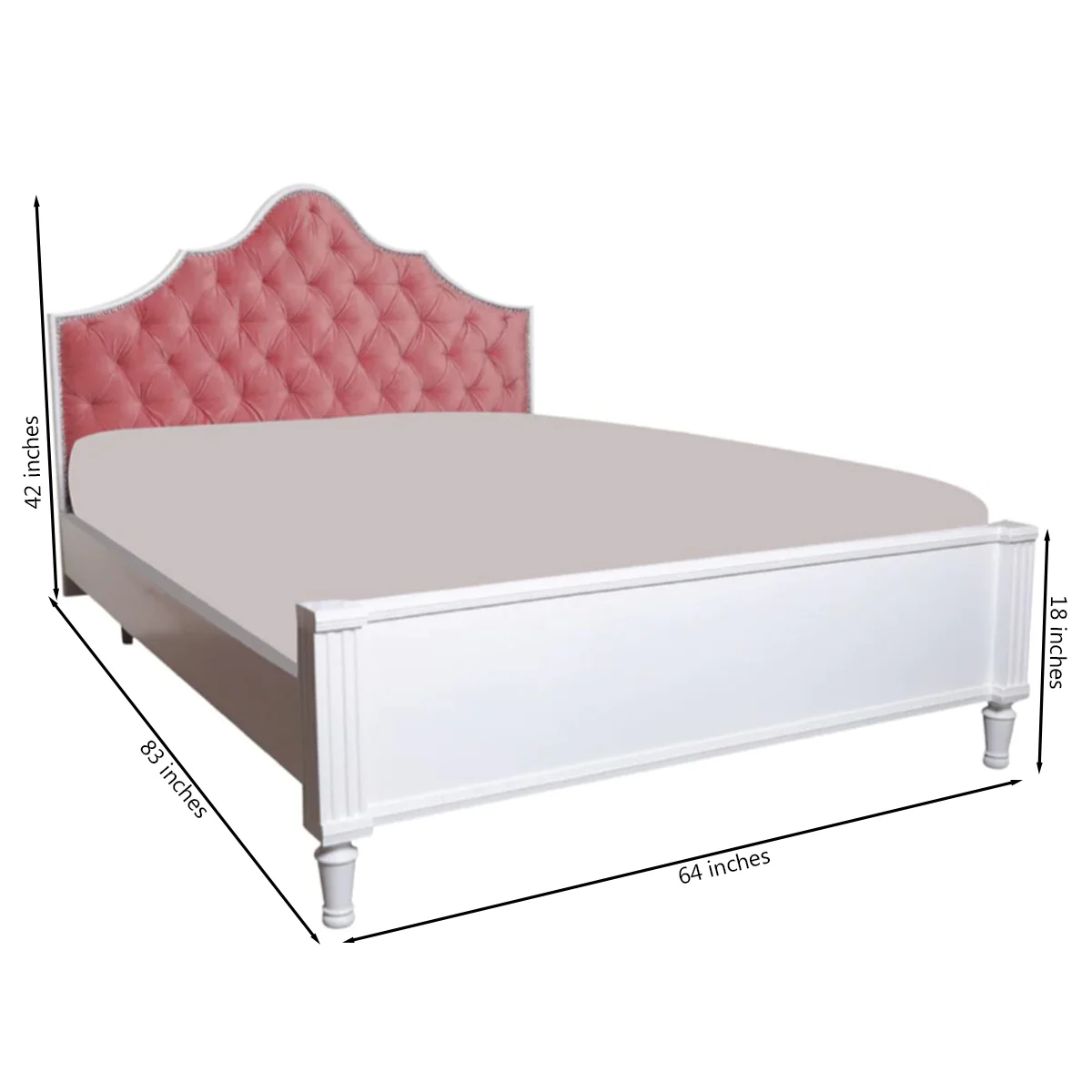 Ethereal Queen Bed with side table - Image 5