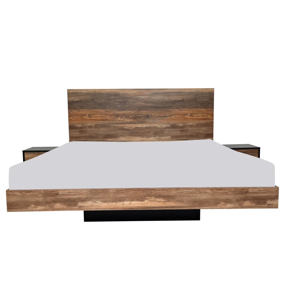 Flamingo King Size Bed with 2 Side Tables - Image 3
