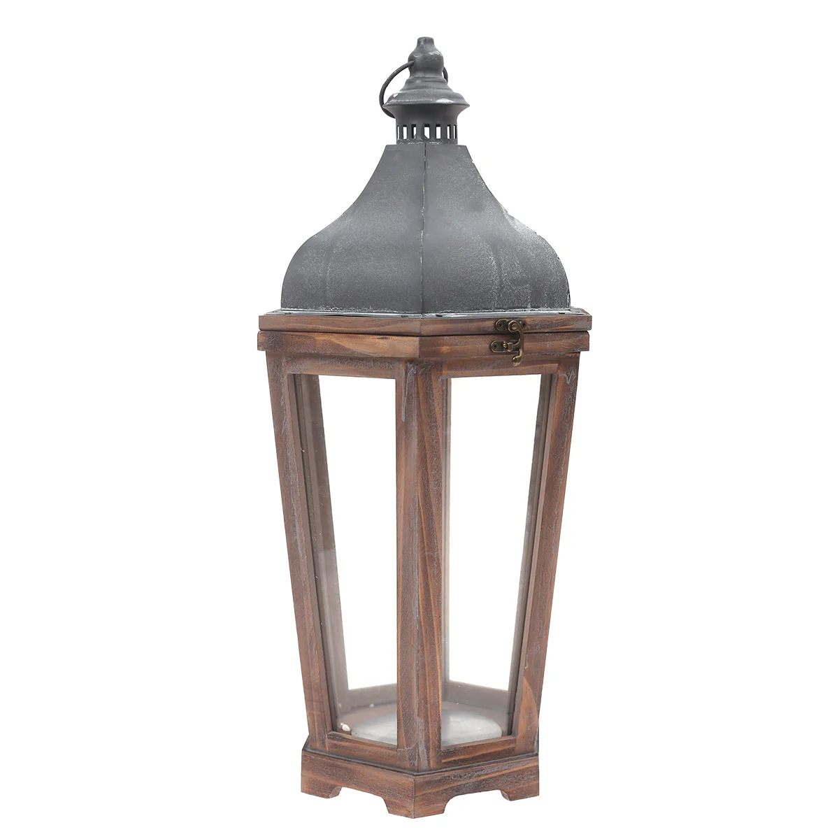 Floor Lantern Natural 11.3 X 11.3 X 23.5 Inch WL-005