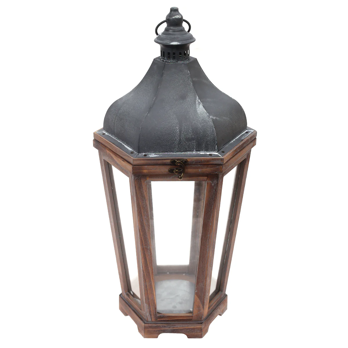 Floor Lantern Natural 11.3 X 11.3 X 23.5 Inch WL-005 - Image 2