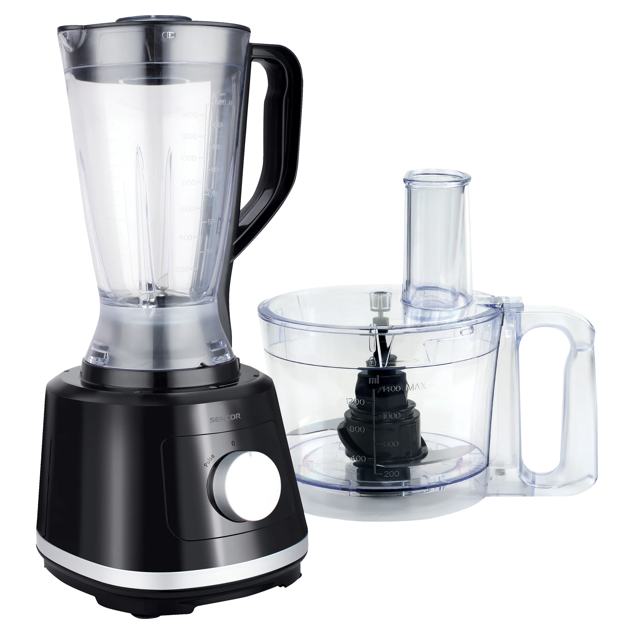 Food Processor SPF4051BK 800W with 2.1L Bowl & 1.5L Blender – Multi-Function Stainless Steel Blade System