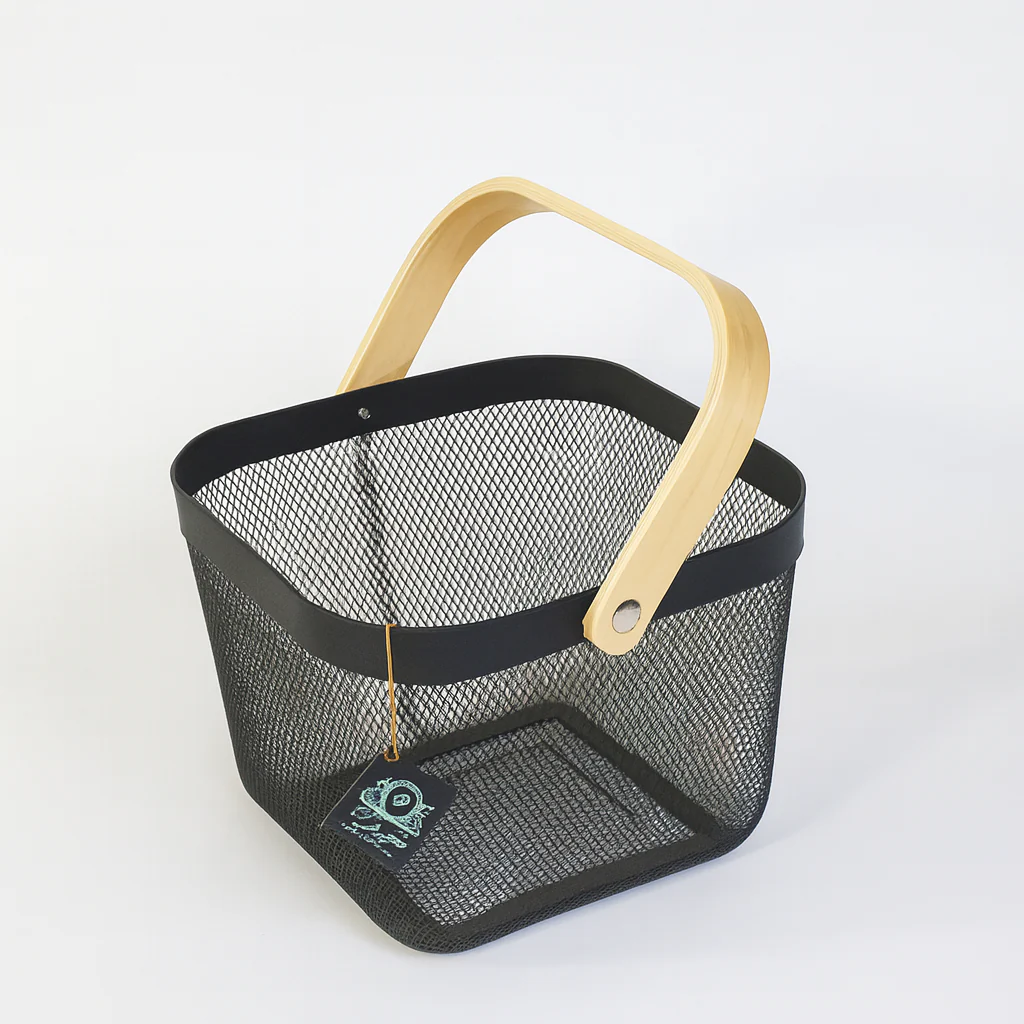 Fruit Basket with Bamboo Handle – 10 × 8 Inch - Image 2