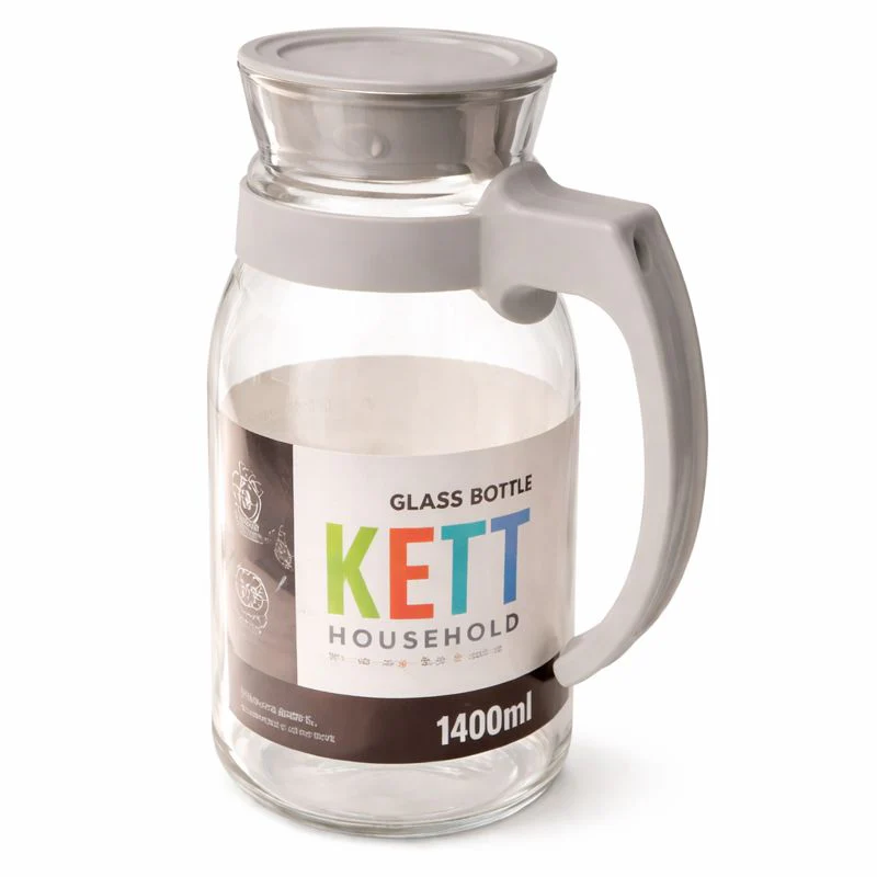 Glass Jug with Handle & Lid – Small, Medium & Large (800 ml, 1100 ml, 1400 ml) - Image 4