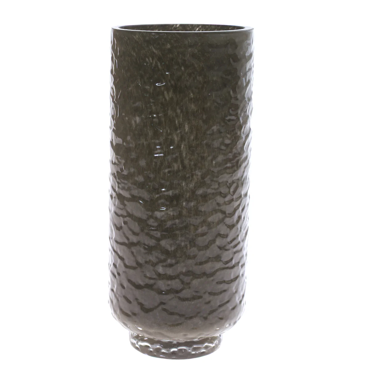 Glass Vase L Green 5.5 X 5.5 X 12 Inch HJM-008 - Image 2