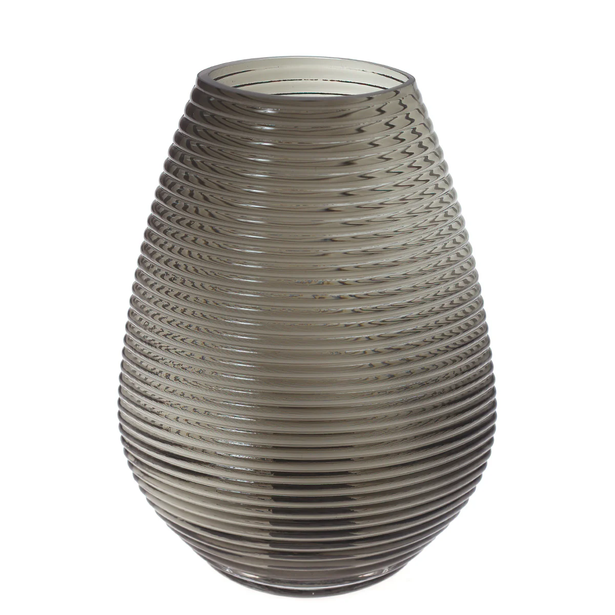 Glass Vase M Bottle Green 7.5X4X10inch HY-027 - Image 2