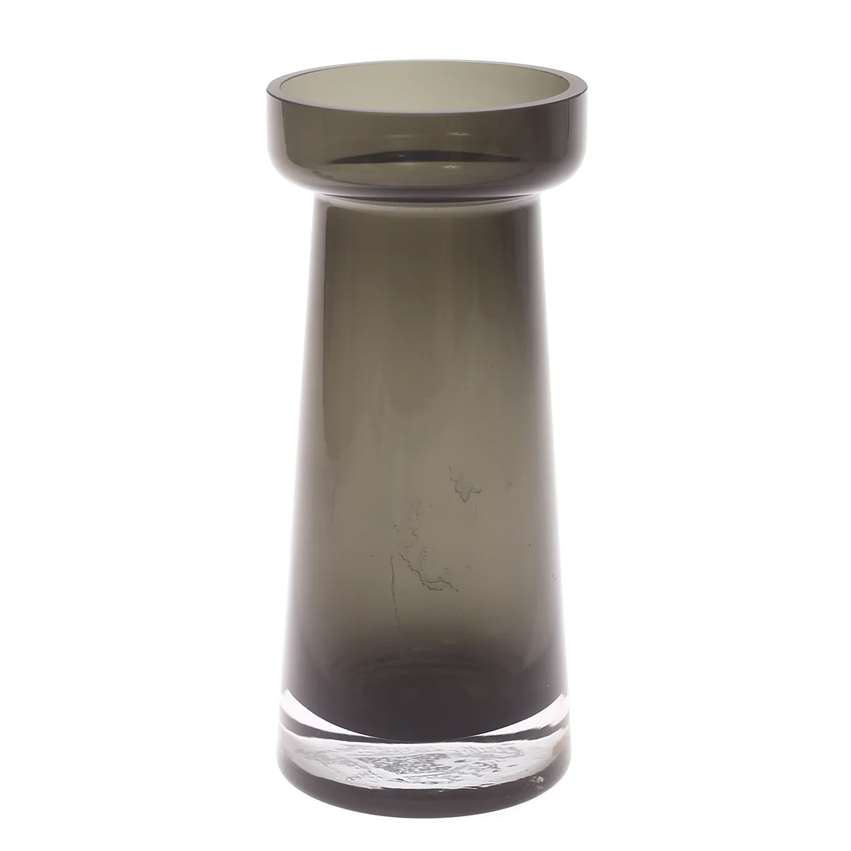 Glass Vase S Black 3.34 X 3.34 X 8 Inch HJM-019 - Image 2