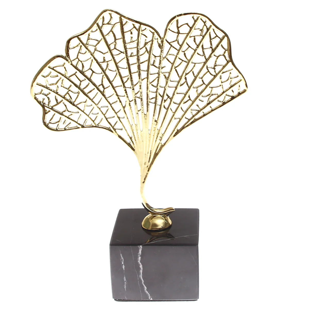 Gold & Black Console Piece S | Luxury Home Décor Pakistan | Modern Decorative Sculpture - Image 2