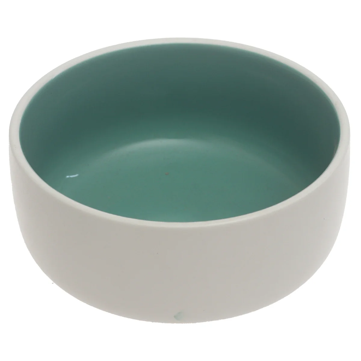 Green Ceramic Bowl – 5.5 Inch Modern Two-Tone Serving Bowl - Image 2