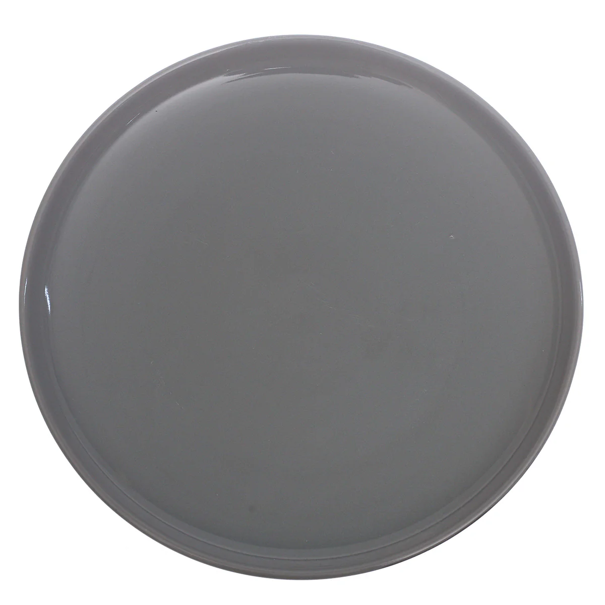 Grey Dinner Plate 10 Inch – Minimalist Solid Color Ceramic Plate - Image 2