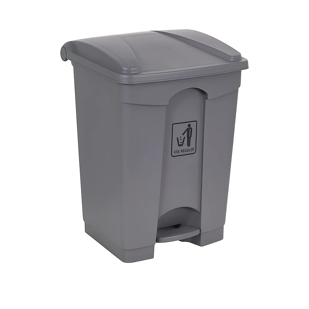 Grey Pedal Bin – Durable Foot-Pedal Dustbin for Home, Office & Commercial Use (30L / 45L / 70L / 90L) - Image 4