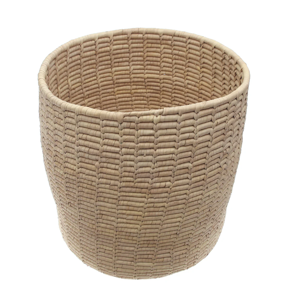 Handwoven Natural Basket – Large Round Storage Organizer (16x16 in, UC-B-11) - Image 2