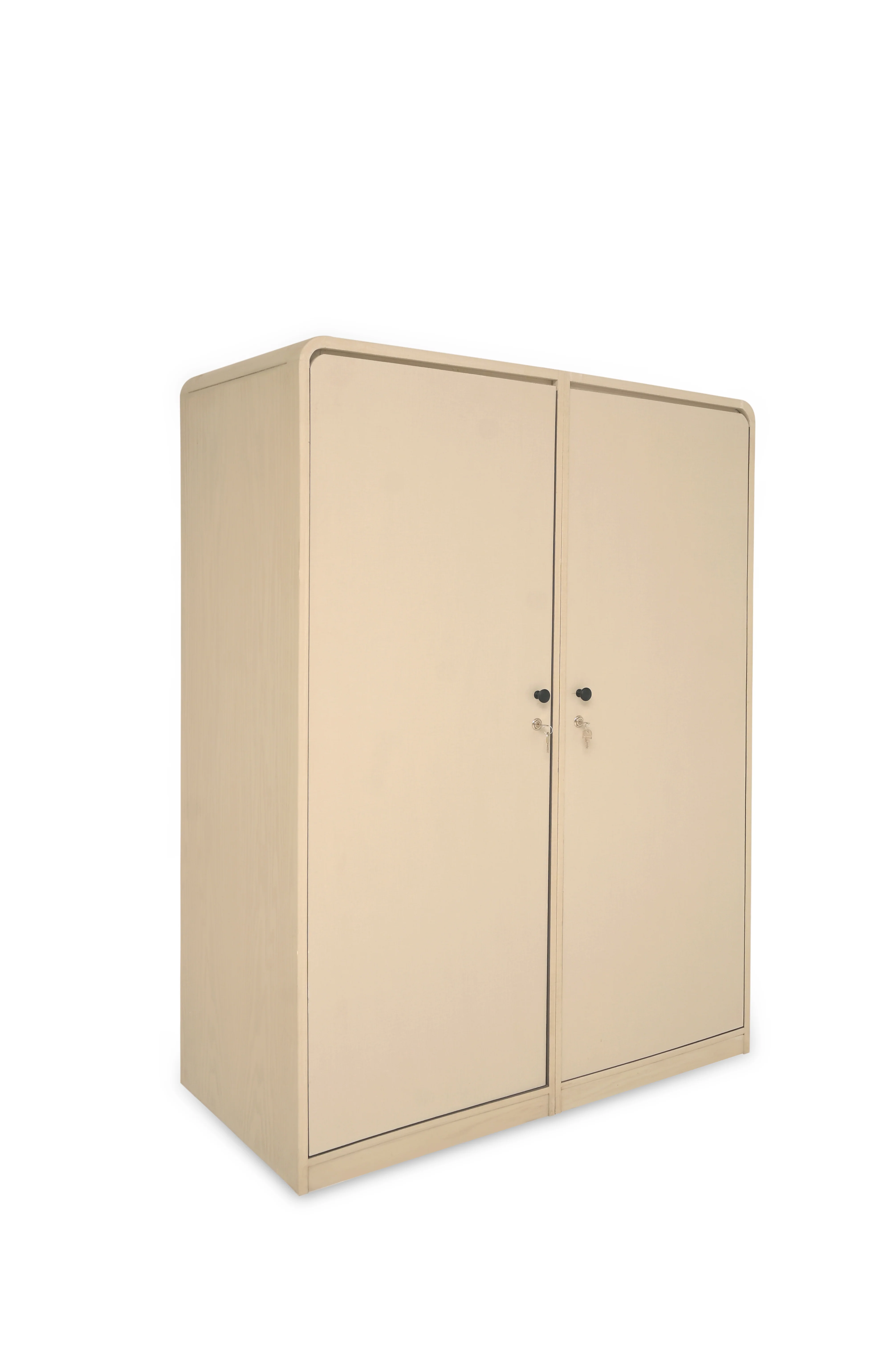 Harold 2-Door Wardrobe – Solid Wood with Cane Detailing - Image 3