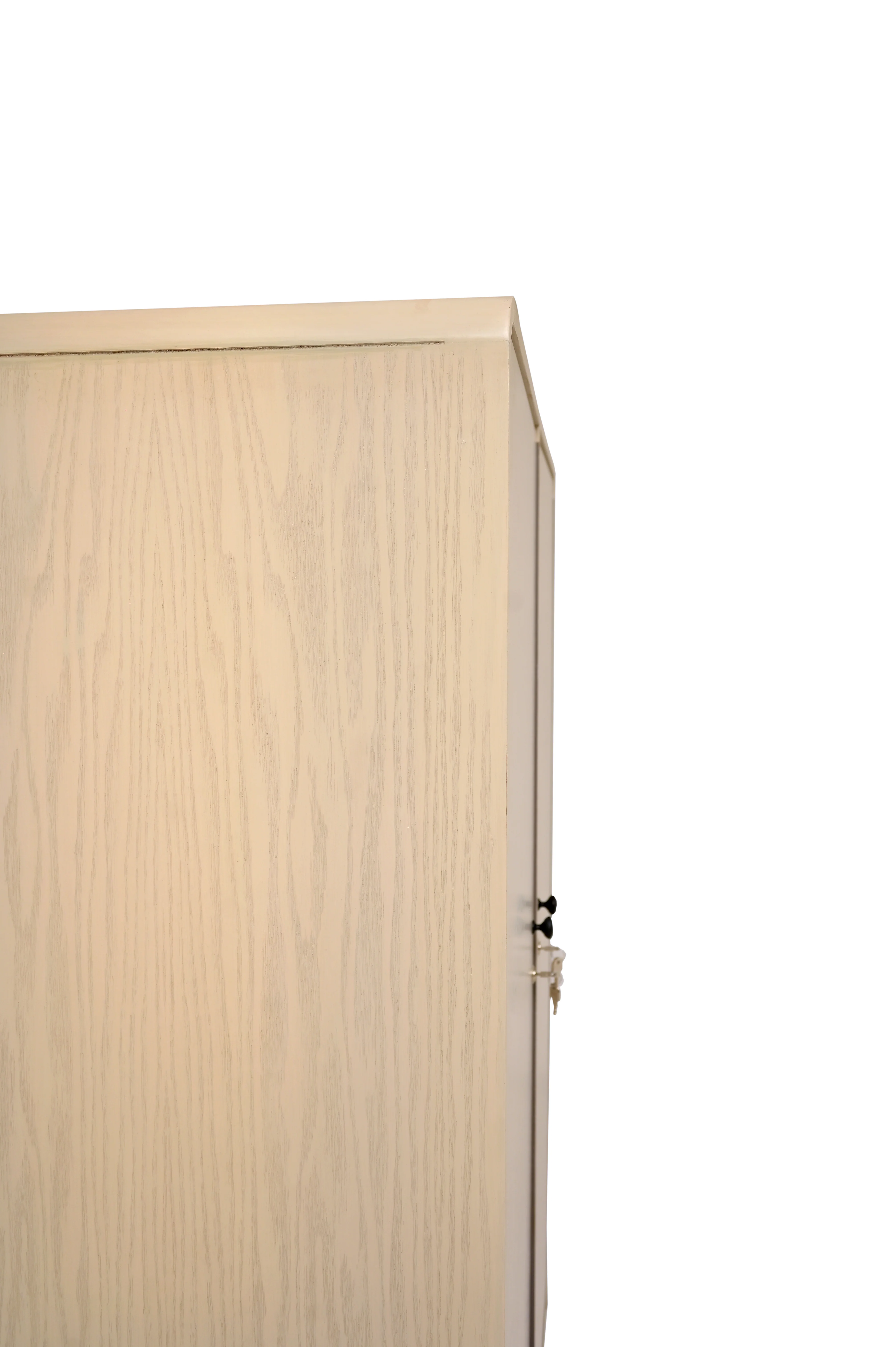 Harold 2-Door Wardrobe – Solid Wood with Cane Detailing - Image 6