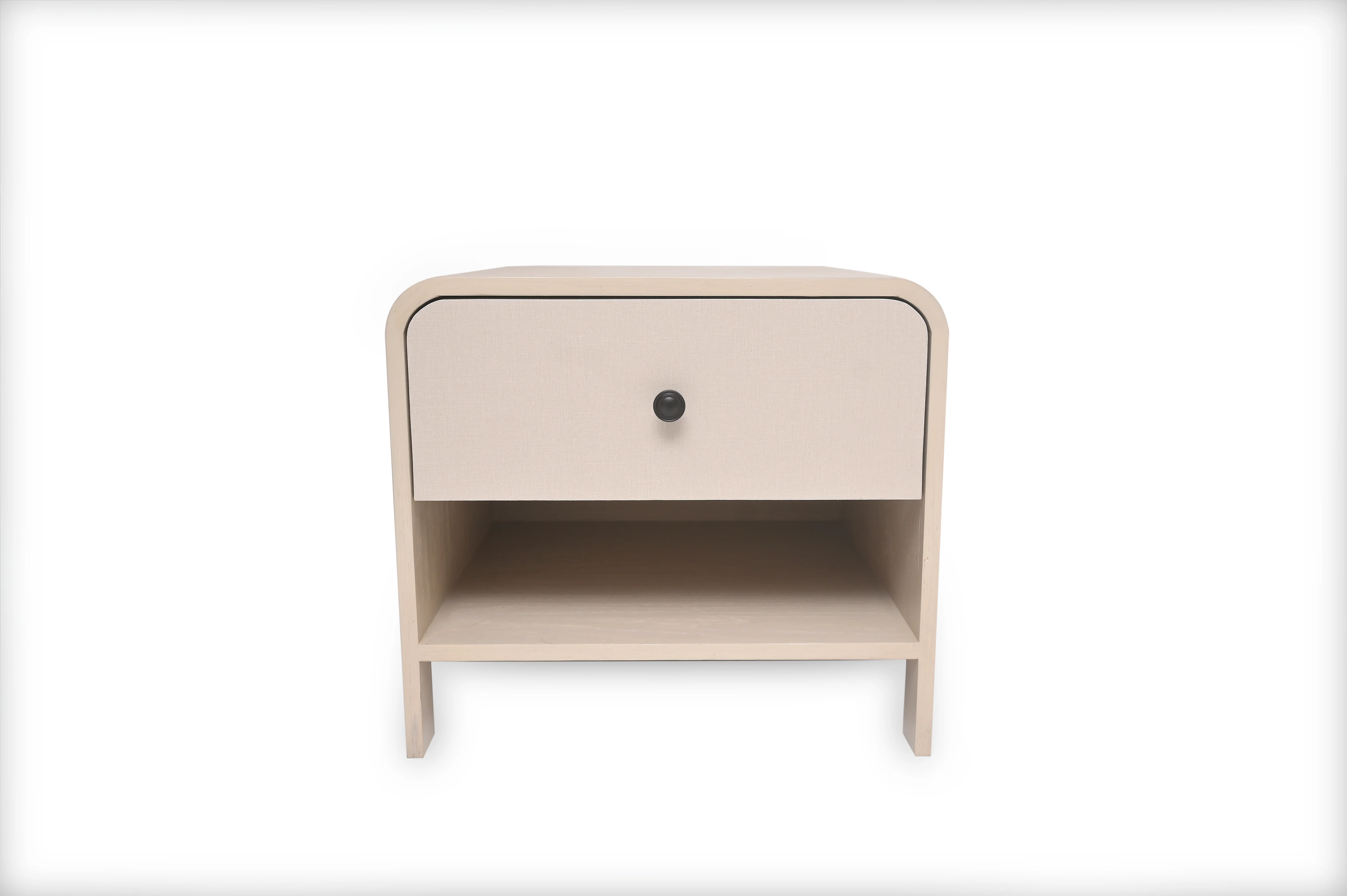 Harold Queen Bed – Solid Wood Frame with Upholstered Headboard - Image 6