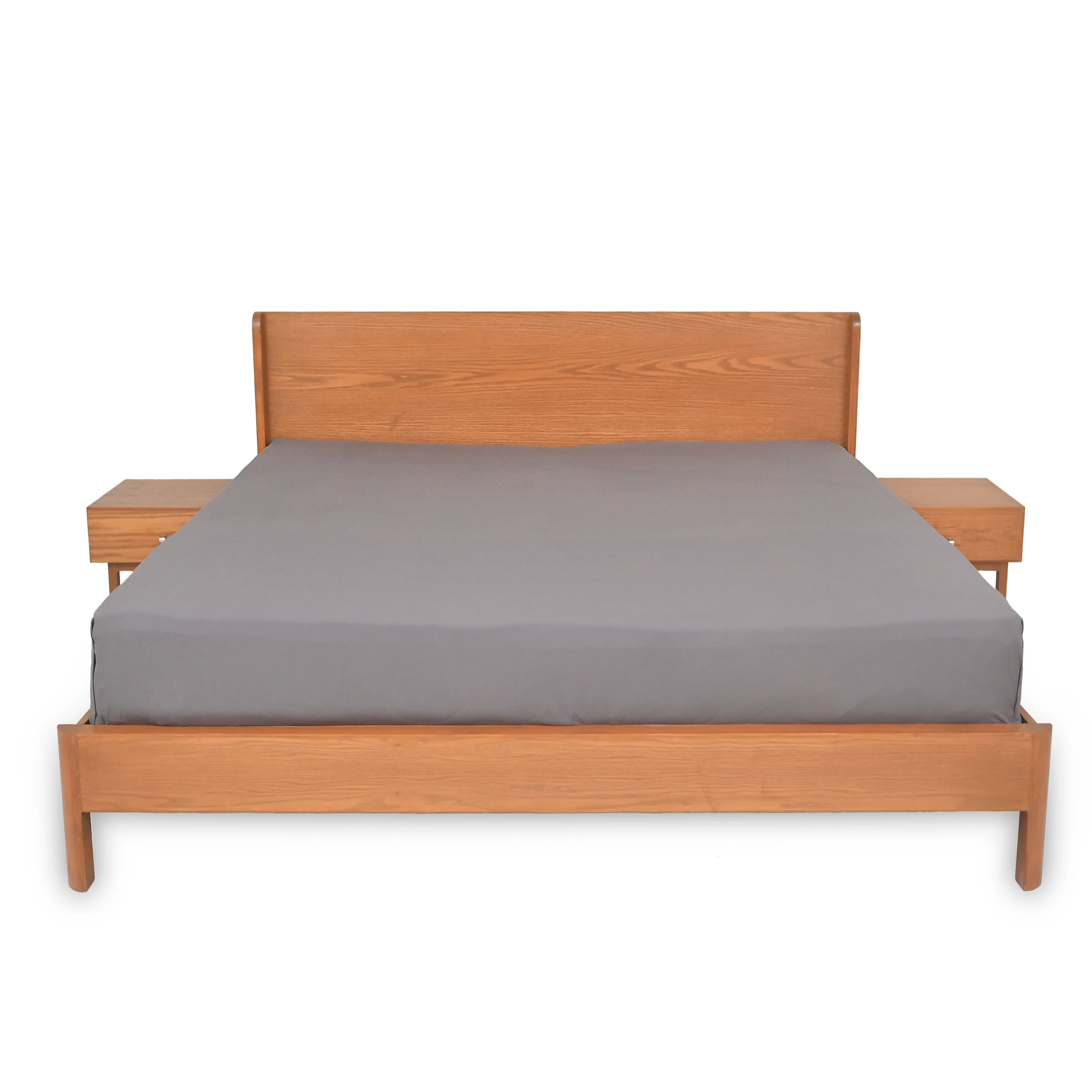 Harry N Bed Set with 2 Side tables – Minimalist Wooden Frame with Modern Elegance - Image 2