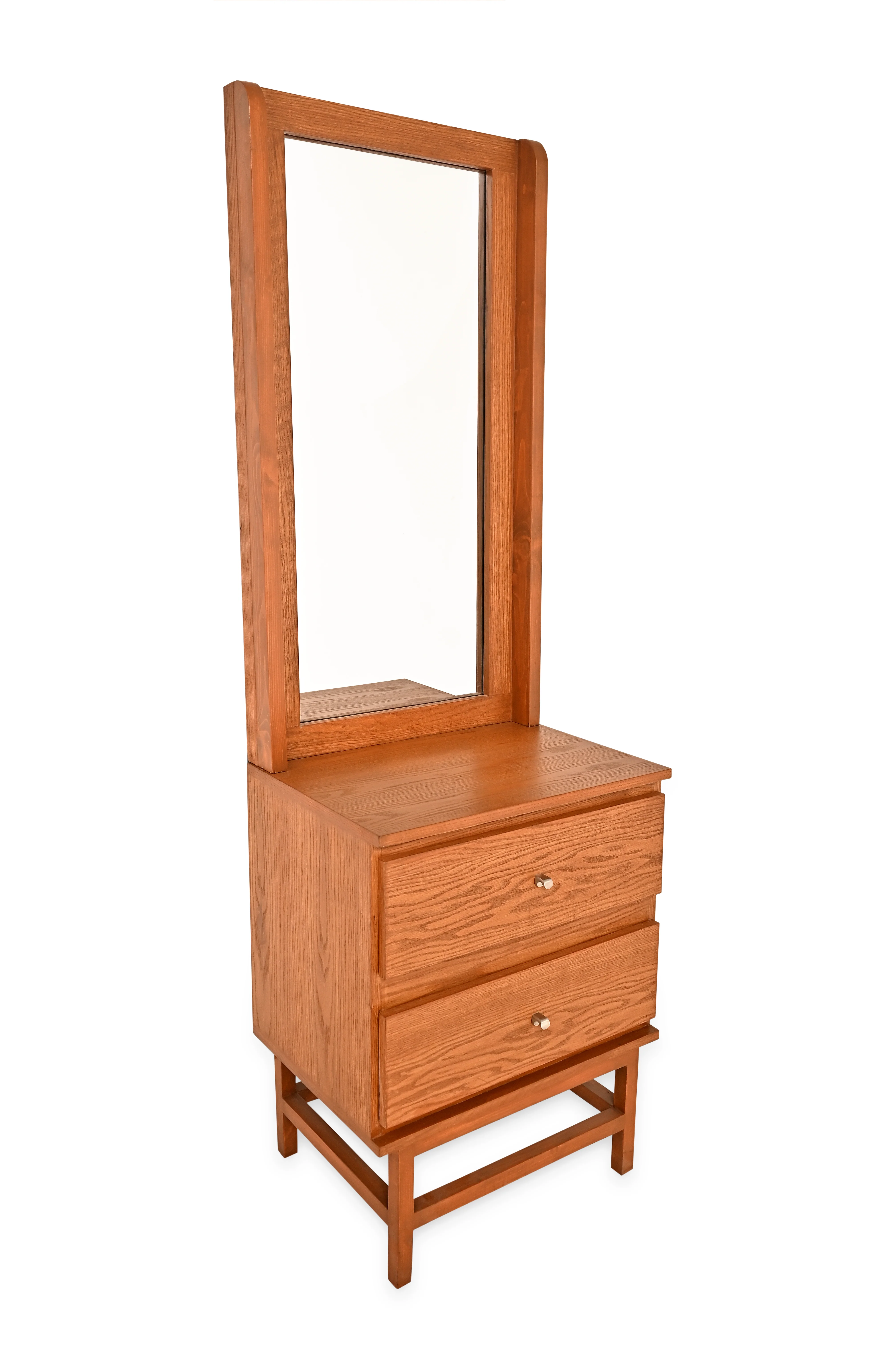 Harry N Dresser – Modern Wooden Vanity with Mirror & Storage Drawers - Image 2