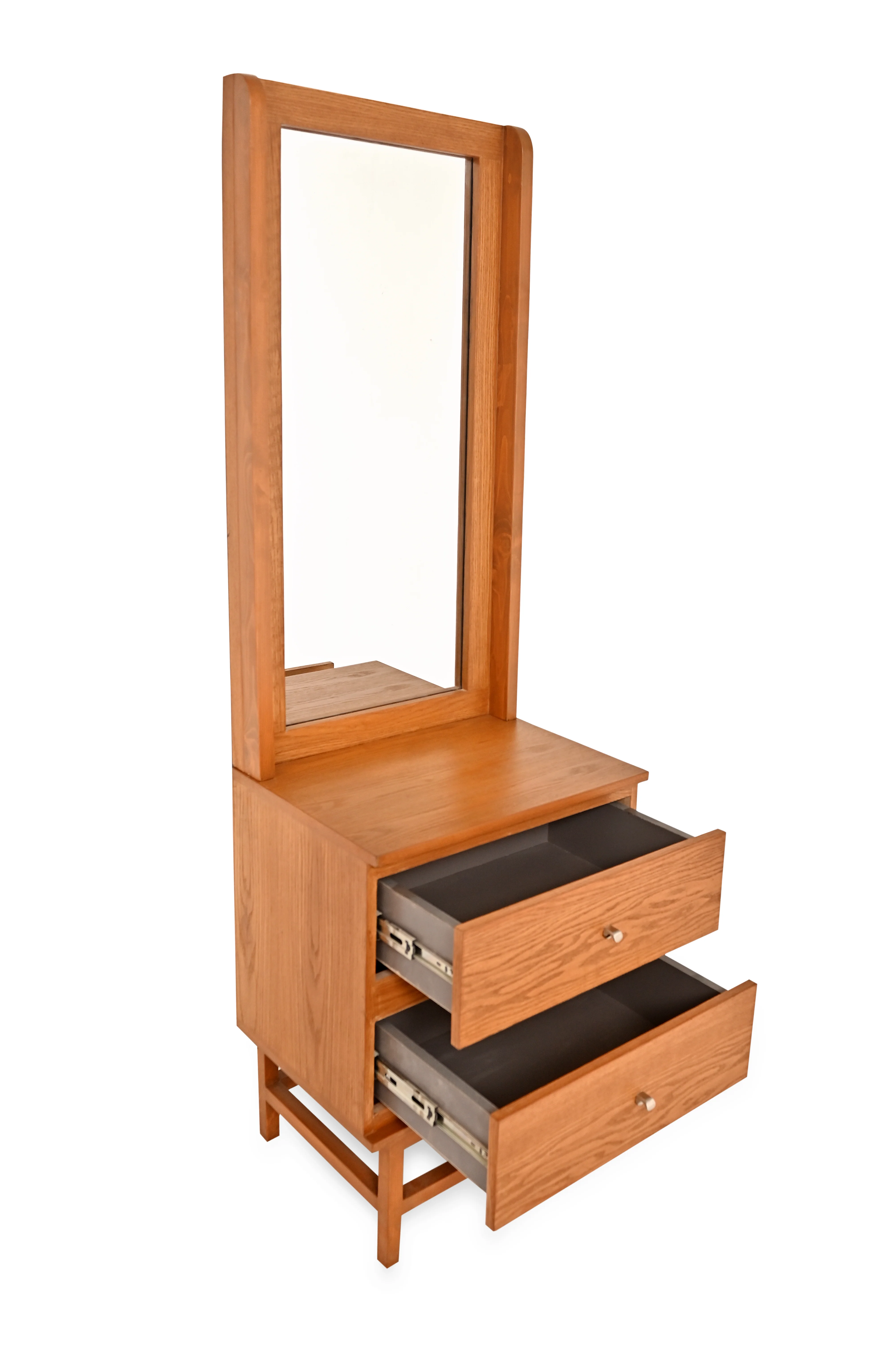 Harry N Dresser – Modern Wooden Vanity with Mirror & Storage Drawers - Image 3