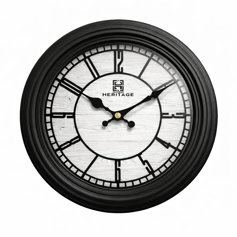 Heritage Vintage Wall Clock 10.75" – Classic Roman Numeral Design