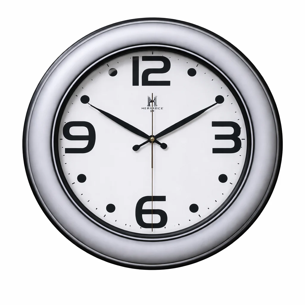 Heritage Wall Clock Dynamite Plain 22’’ – Premium Large Round Analog Wall Clock