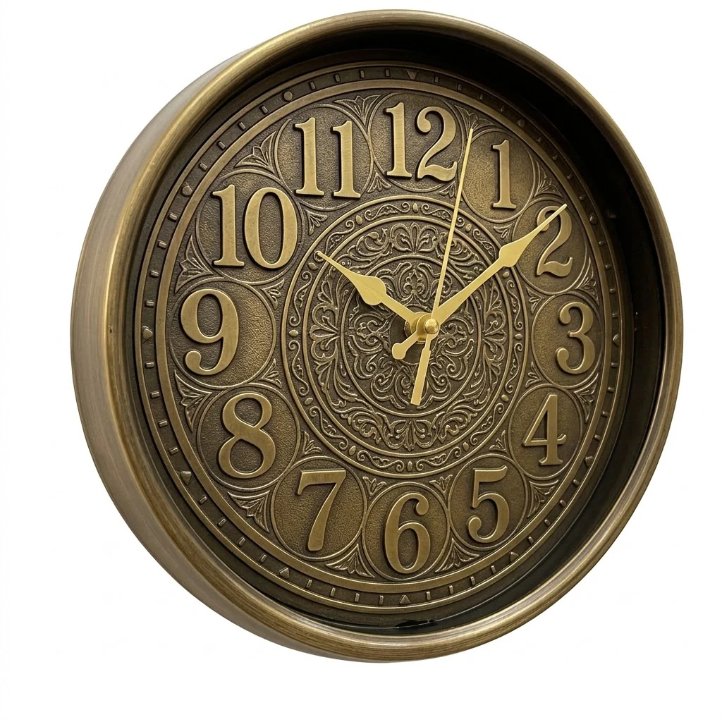 HERITAGE Wall Clock Momentum 15" – Vintage Antique Finish