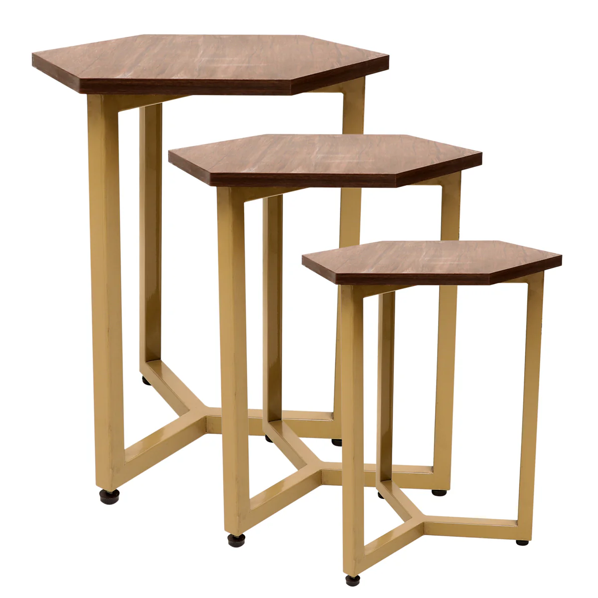 Hexagonal Nest of Table - Image 2