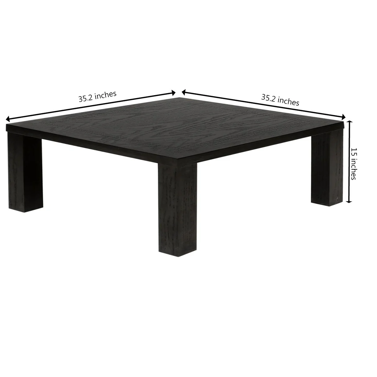 Honey Comb Coffee Table - Black - Image 3