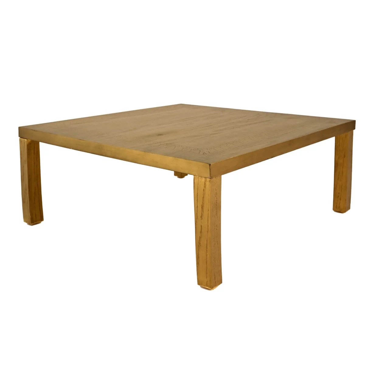 Honey Comb Coffee Table - Gold - Image 4