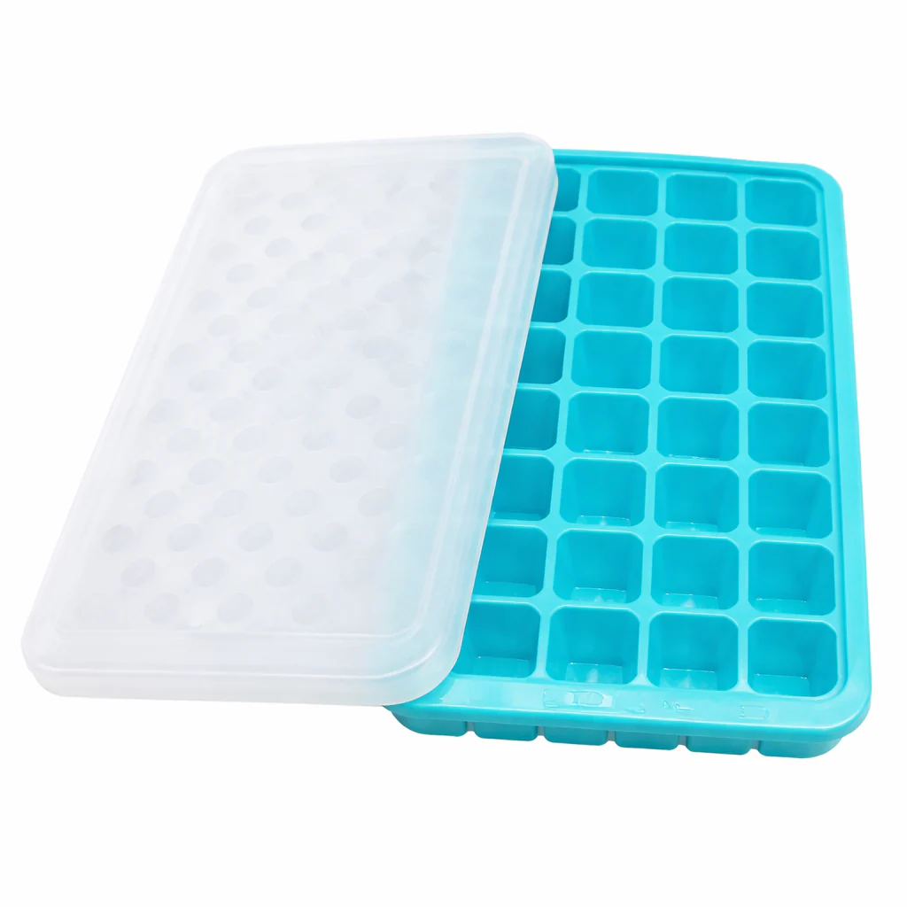 Ice Stick Tray with Cover – Slim Ice Cube Mold for Bottles, Freezer-Safe with Lid