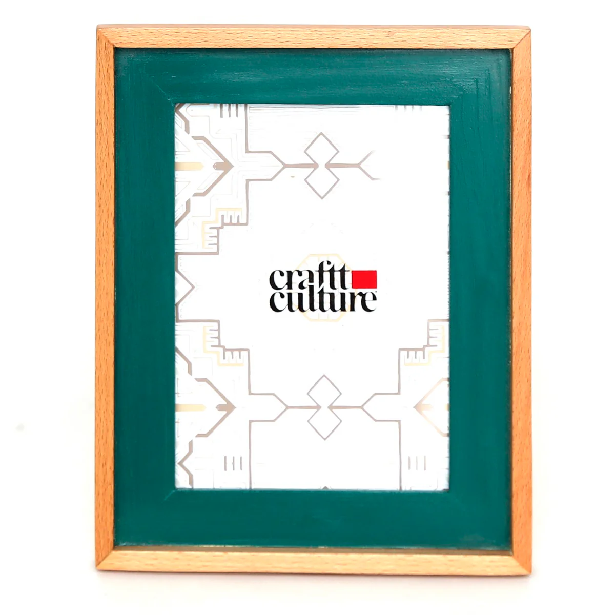 Island Green Wooden Photo Frame – Vertical Display - Image 2