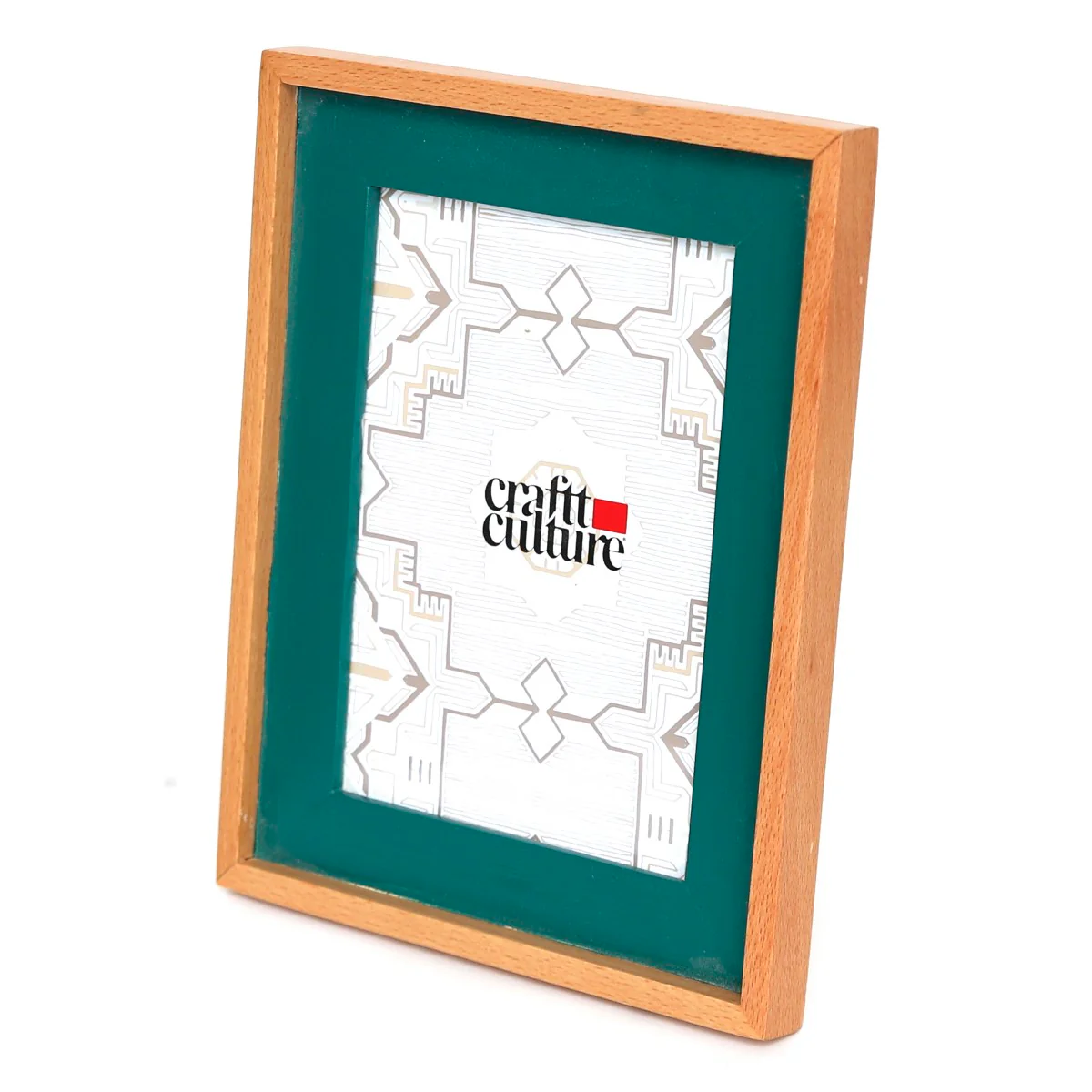 Island Green Wooden Photo Frame – Vertical Display - Image 3