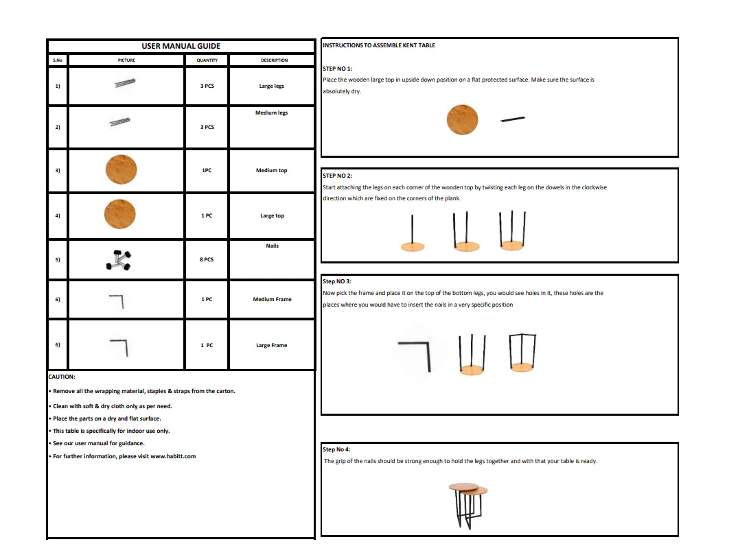Kent R Series Nest of Table set - Image 7