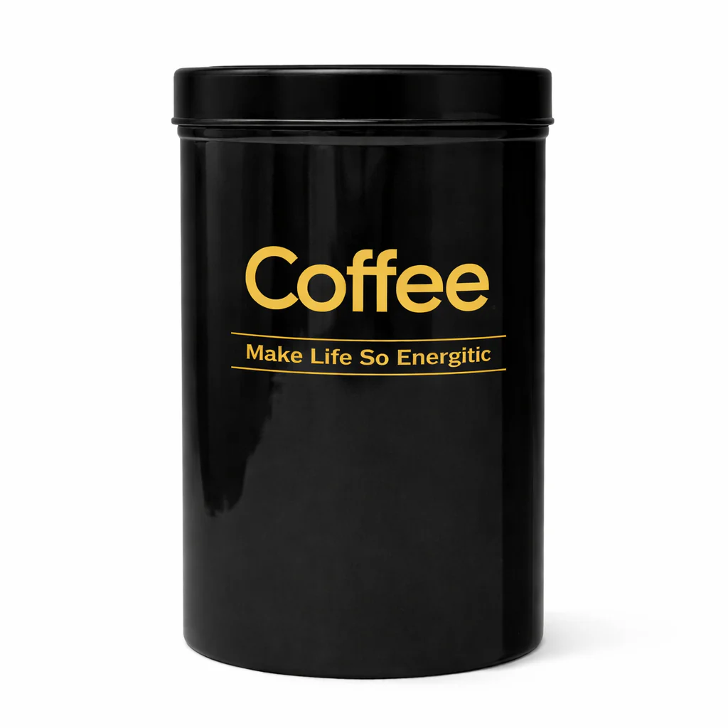 Kleeyo Black Tea Storage Jar with Lid – Multipurpose Container for Tea, Coffee, Sugar & Kitchen Spices - Image 3