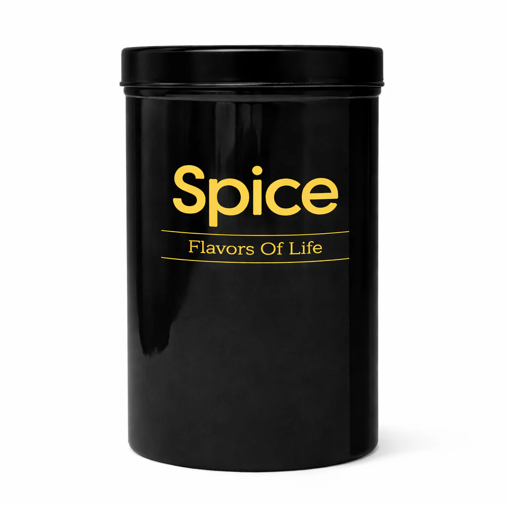 Kleeyo Black Tea Storage Jar with Lid – Multipurpose Container for Tea, Coffee, Sugar & Kitchen Spices - Image 4