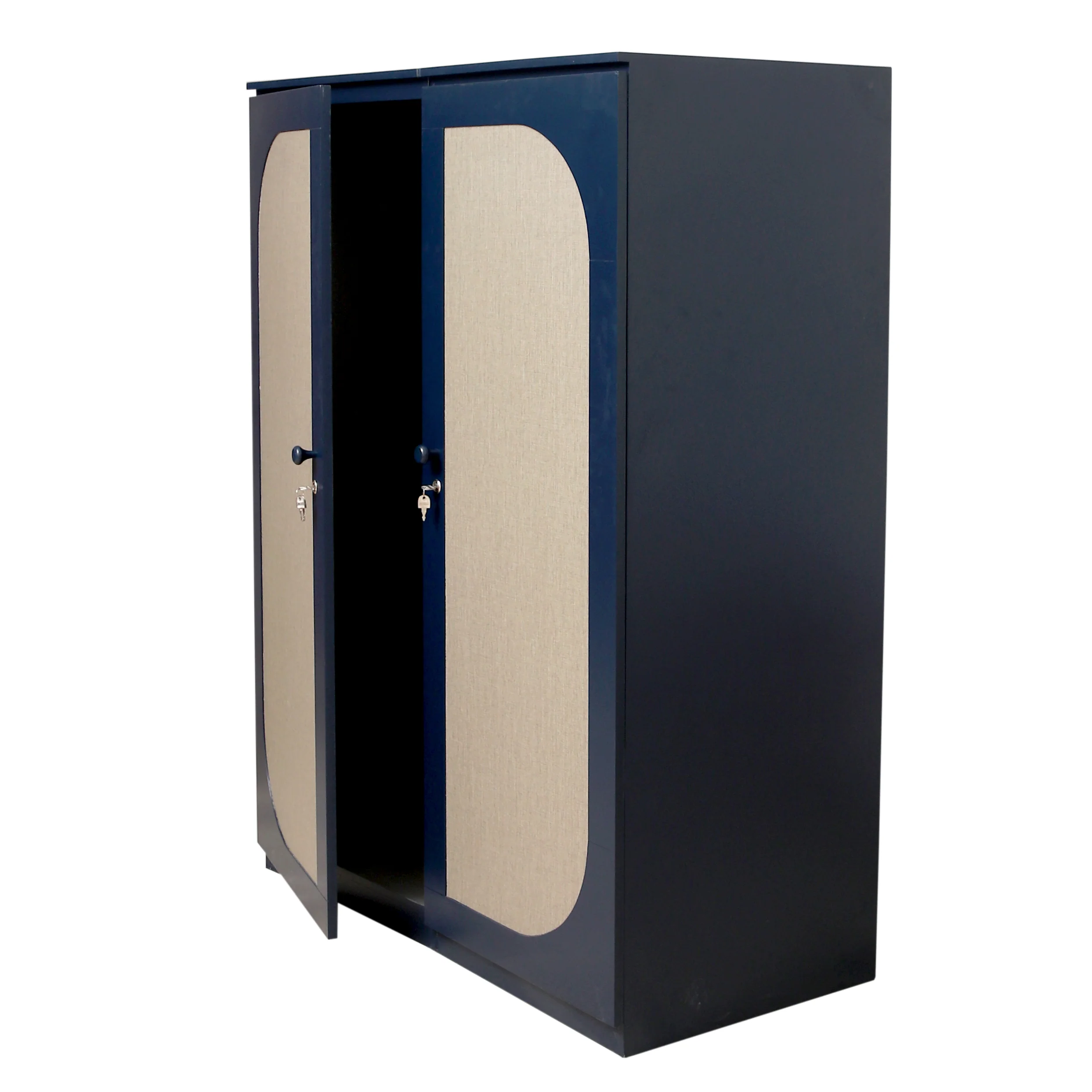 Lancaster black 2 wardrobe - Image 2