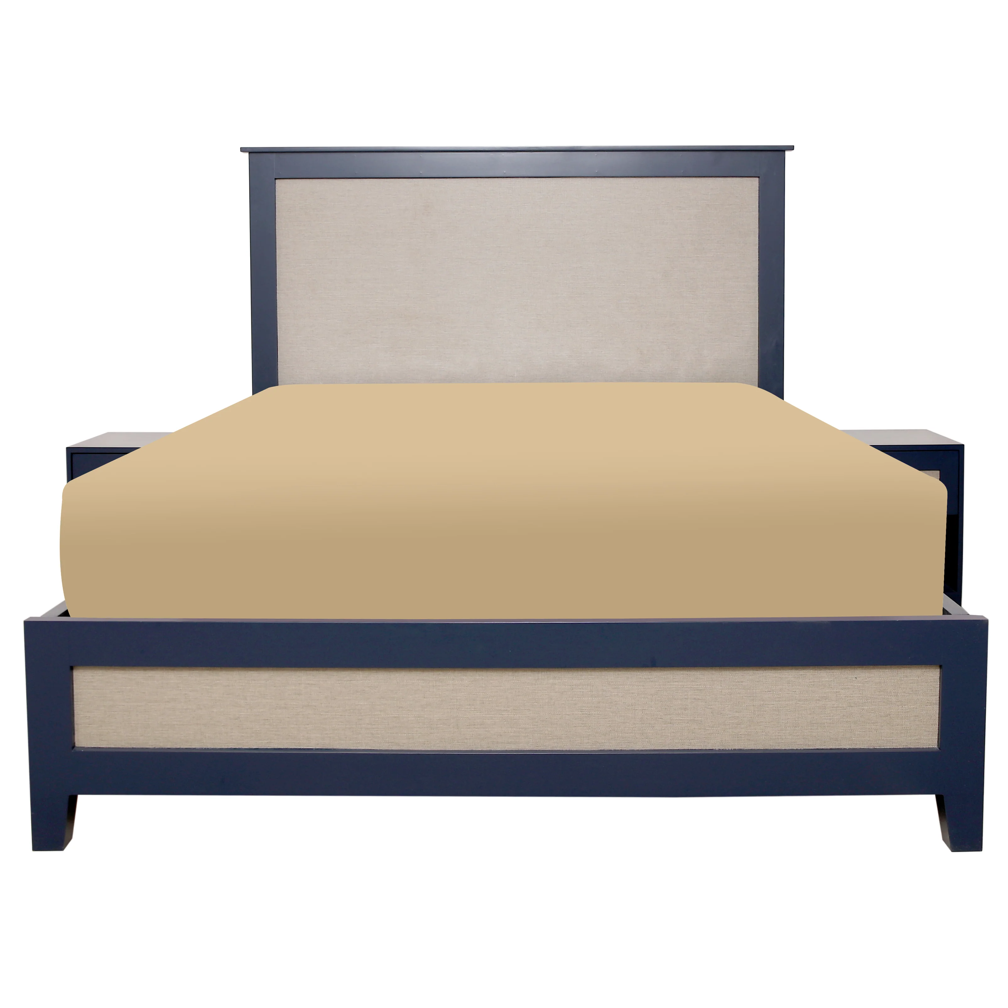 Lancaster Queen Size Bed with 2 Side Tables - Image 2