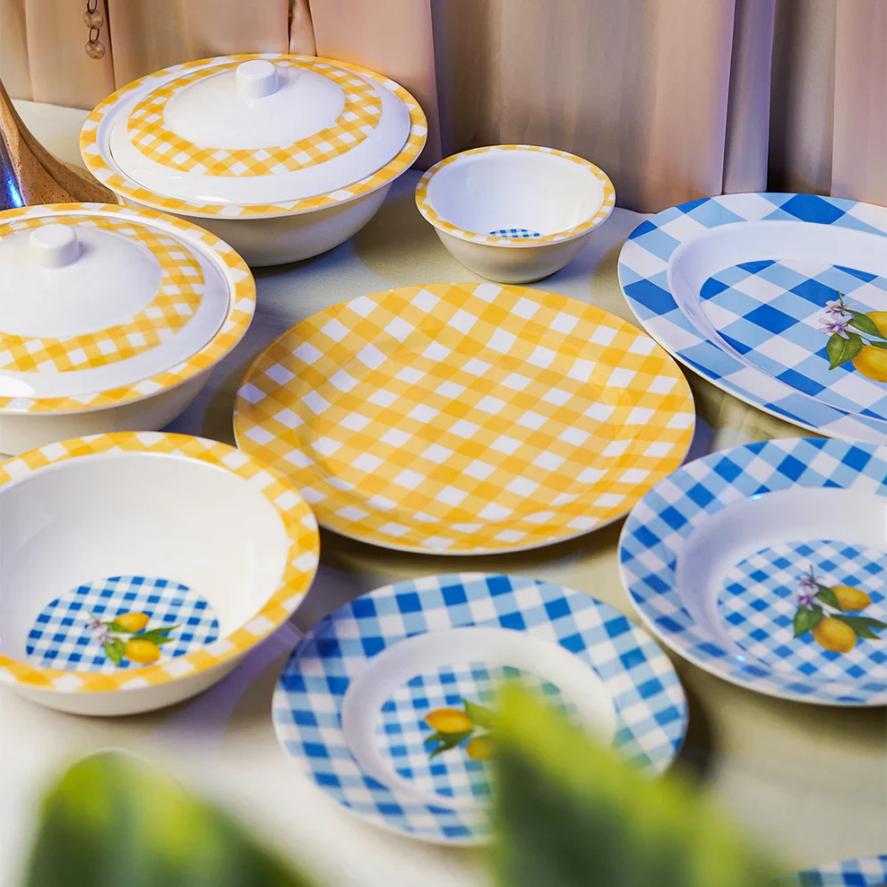 Lemon Squares Dinner Set – Sunlit Charm for Joyful Dining (22 / 30 / 43 PCS) - Image 10