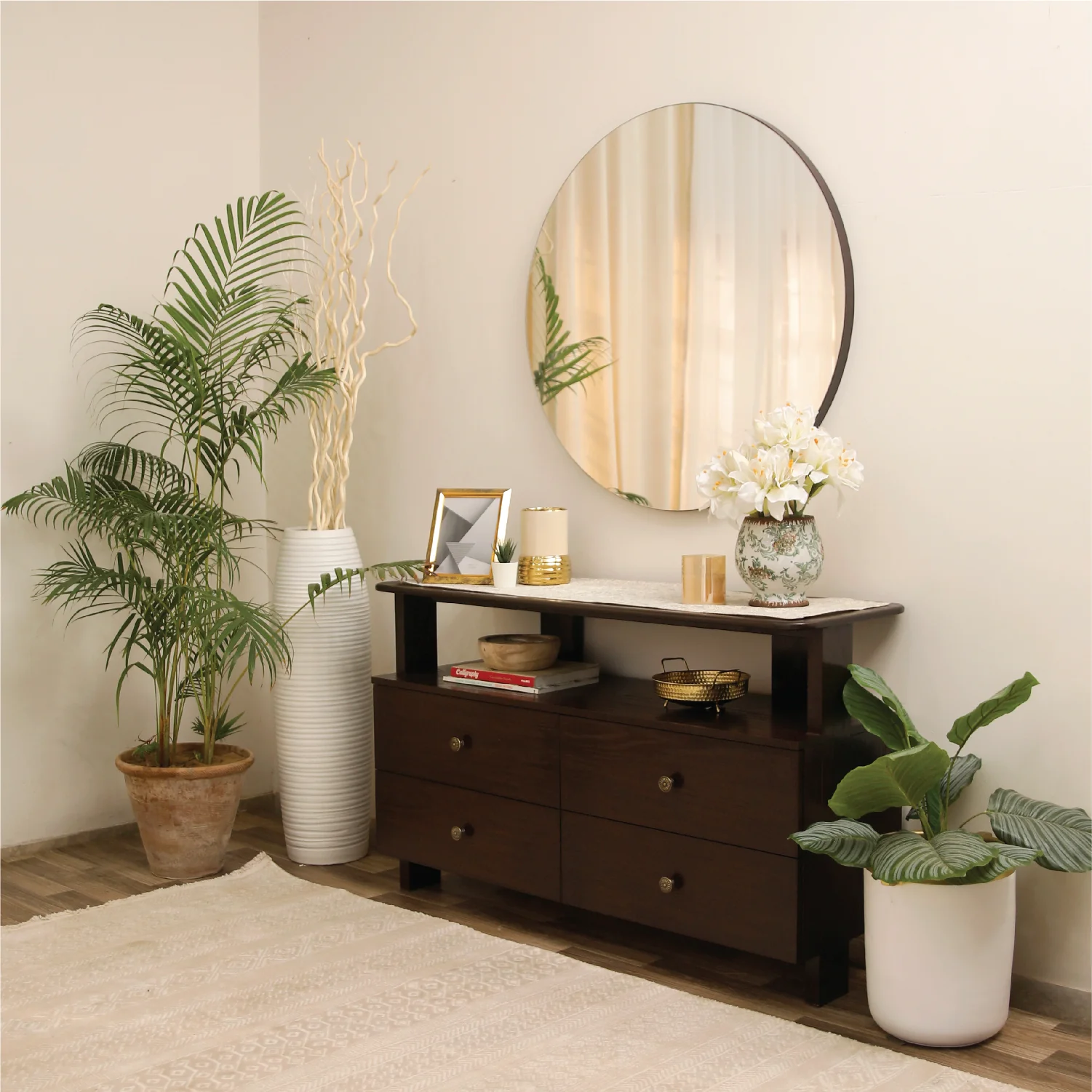 Lowa Arc Bedroom Set – Bed & Dresser - Image 2