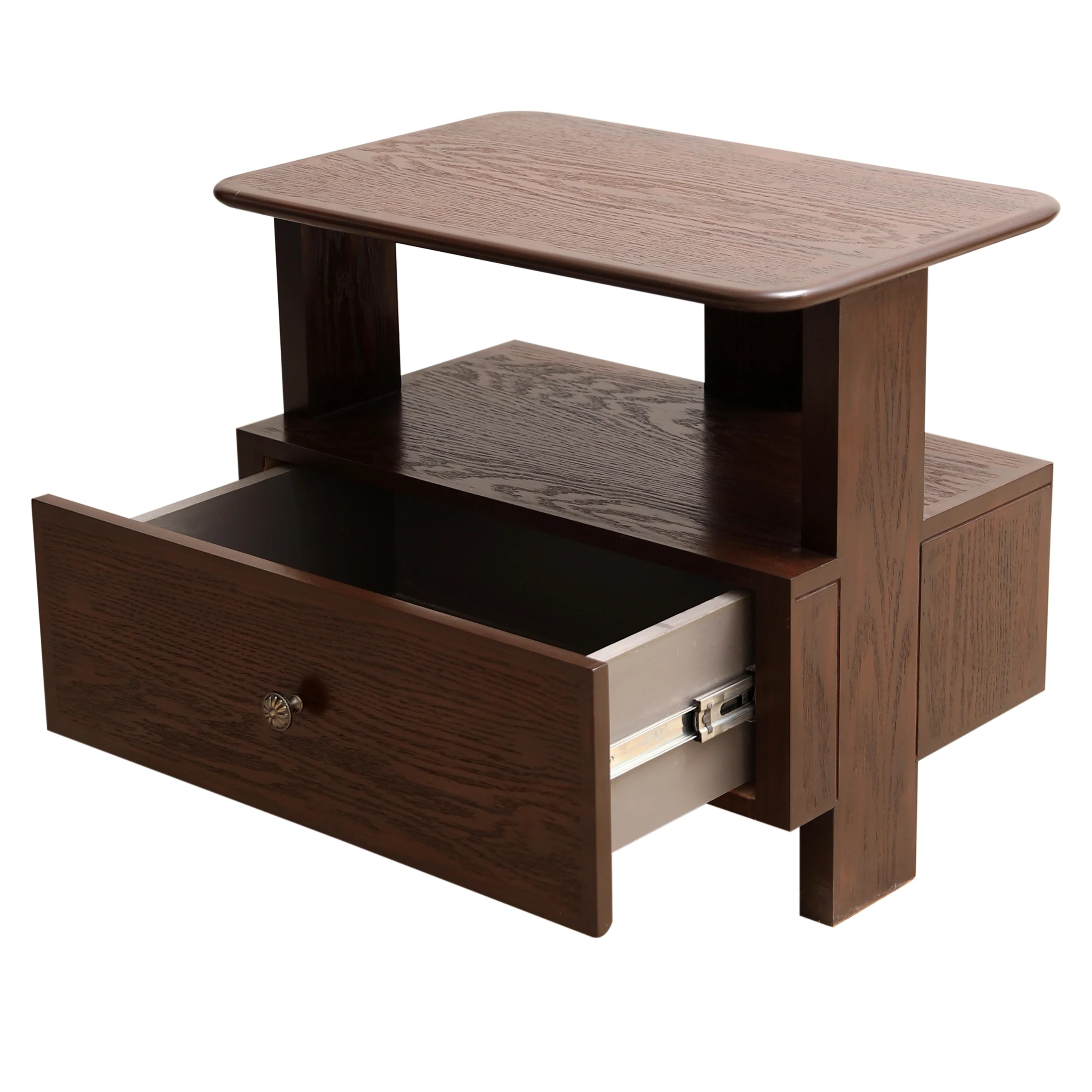 Lowa Arc King Size Bed with 2 Side Tables - Image 6