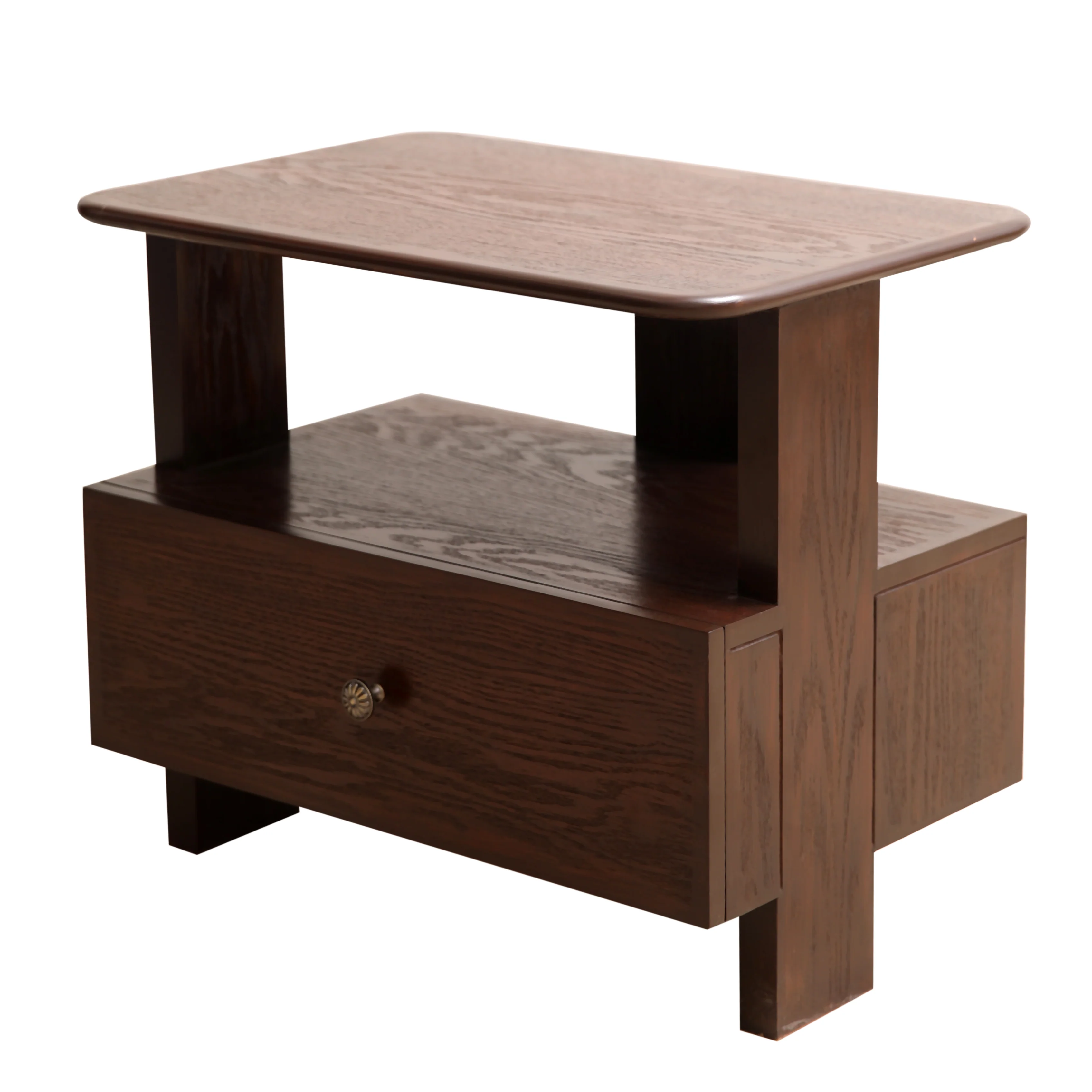 Lowa Arc King Size Bed with 2 Side Tables - Image 7