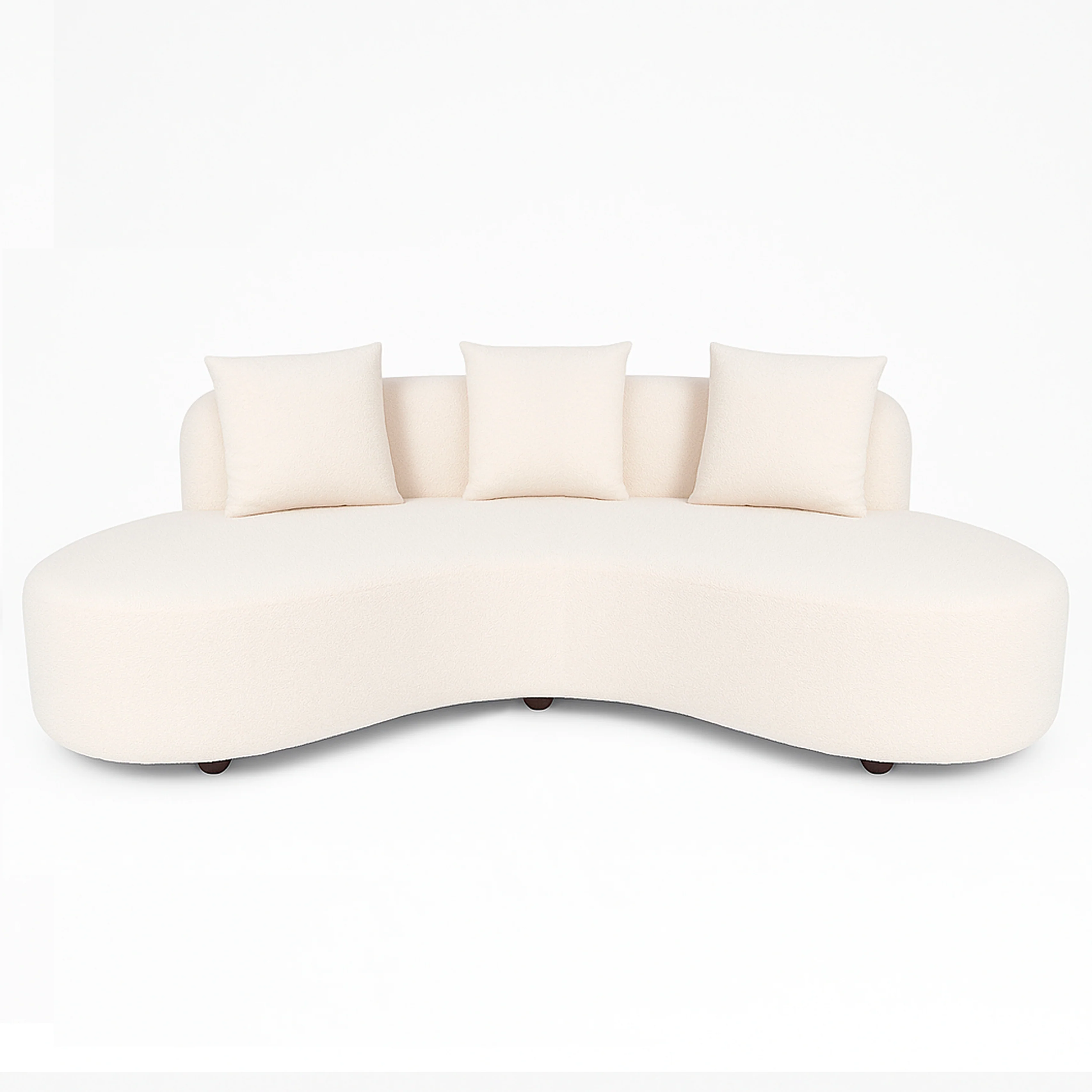 Luna Curve Sofa Set – Stylish Curved Design with Luxurious Comfort - Image 4