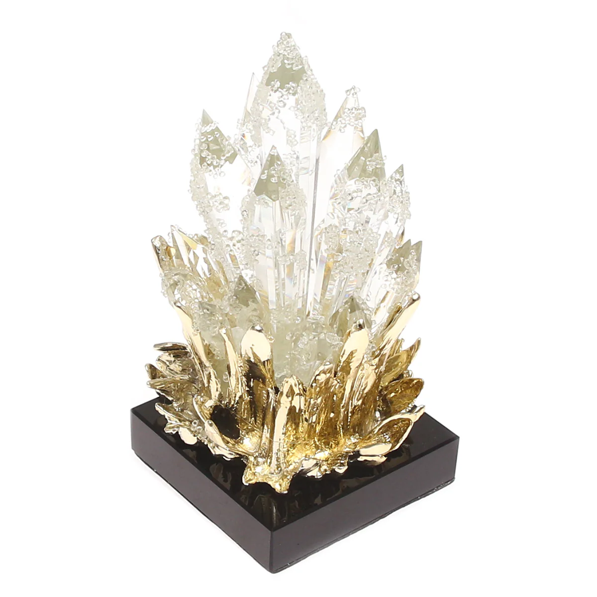 Luxury Crystal Decorative Statue with Black Base - Image 2