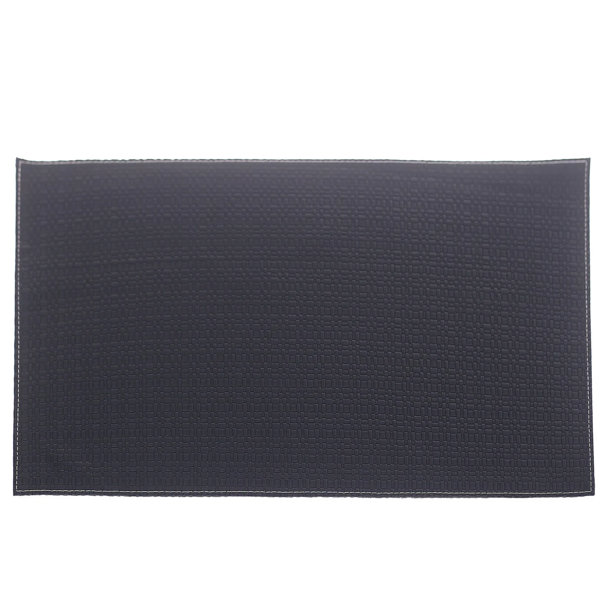 Mat Rectangle Knitted (Bot/Same) Black