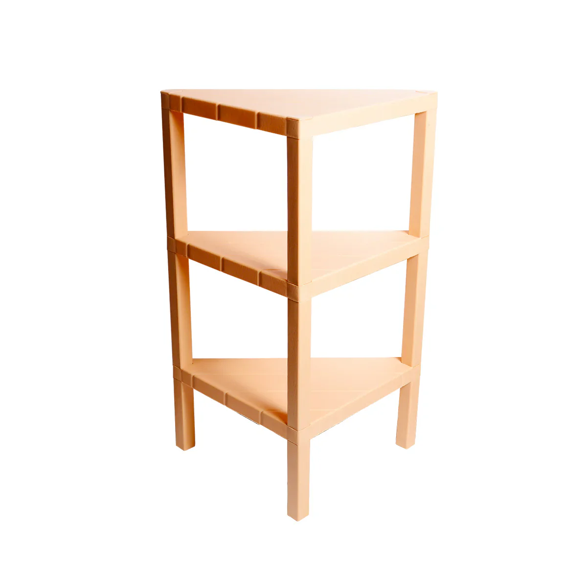 Max Corner Rack – 3-Tier Multipurpose Plastic Shelf for Home & Office Storage - Image 2